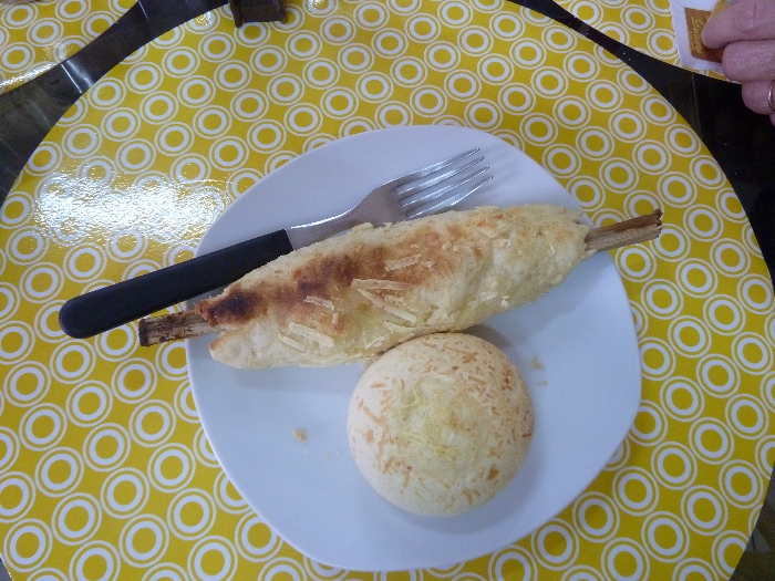 A Sonso and a Cunape Typical bolivian food