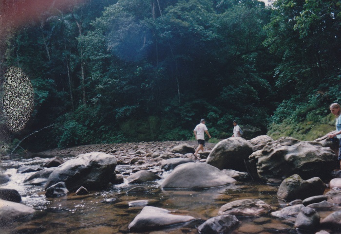 Trekking in Macunucu river